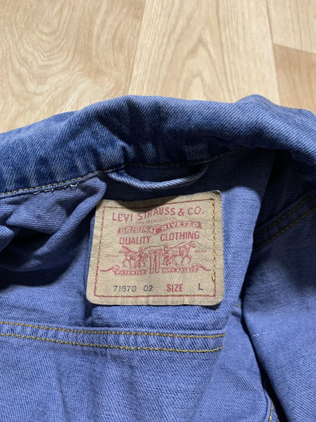 Levi's Vintage Levi’s Denim Jacket With Lining Size L Size US L / EU 52-54 / 3 - 14 Thumbnail
