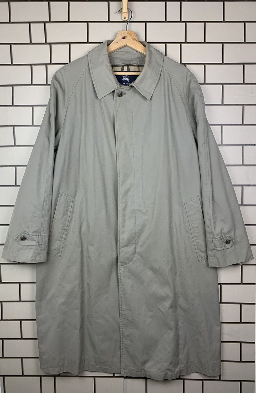 Burberry Prorsum × Vintage Vintage Burberry London Trench Coat Jacket Size US M / EU 48-50 / 2 - 2 Thumbnail