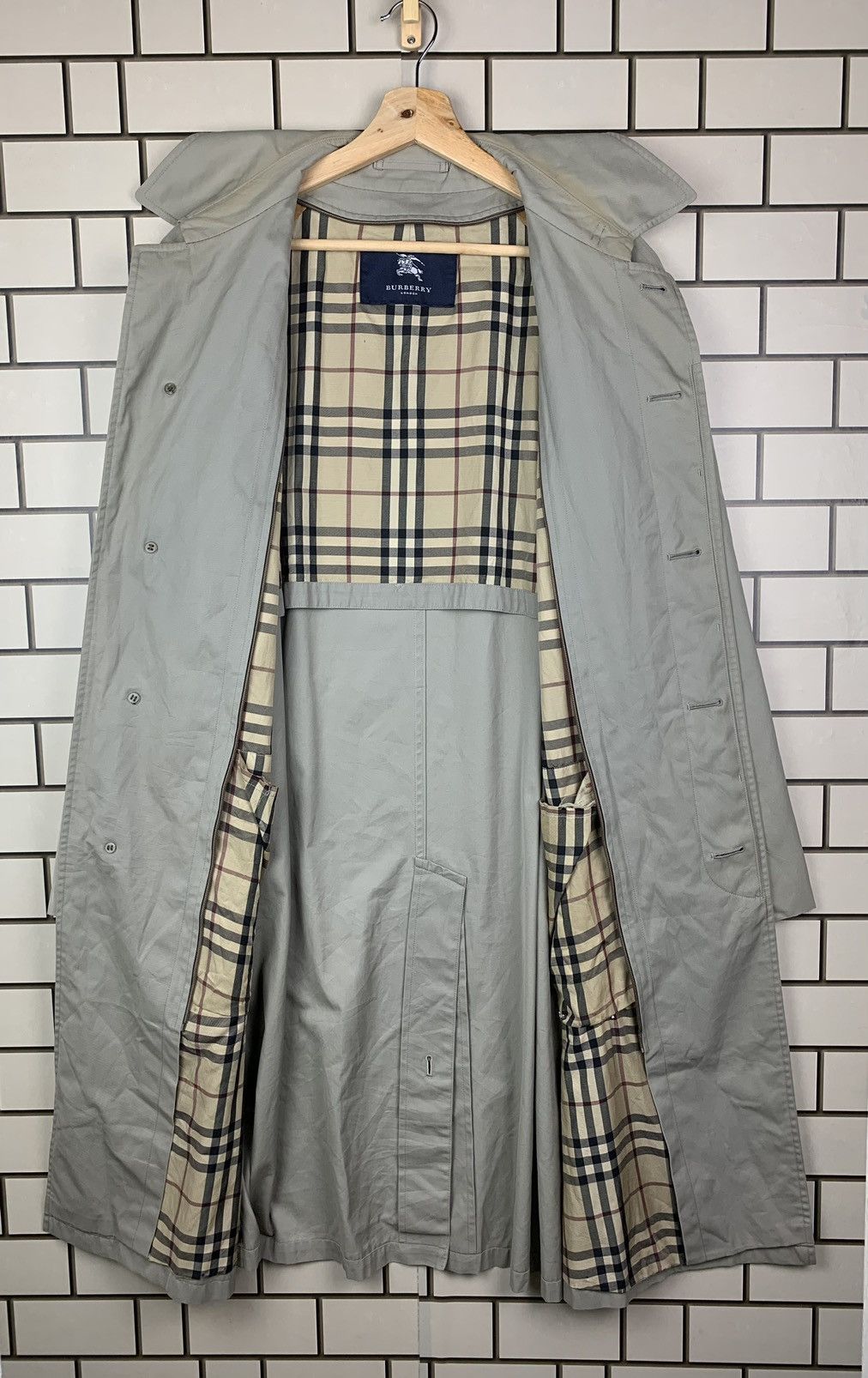 Burberry Prorsum × Vintage Vintage Burberry London Trench Coat Jacket Size US M / EU 48-50 / 2 - 17 Thumbnail