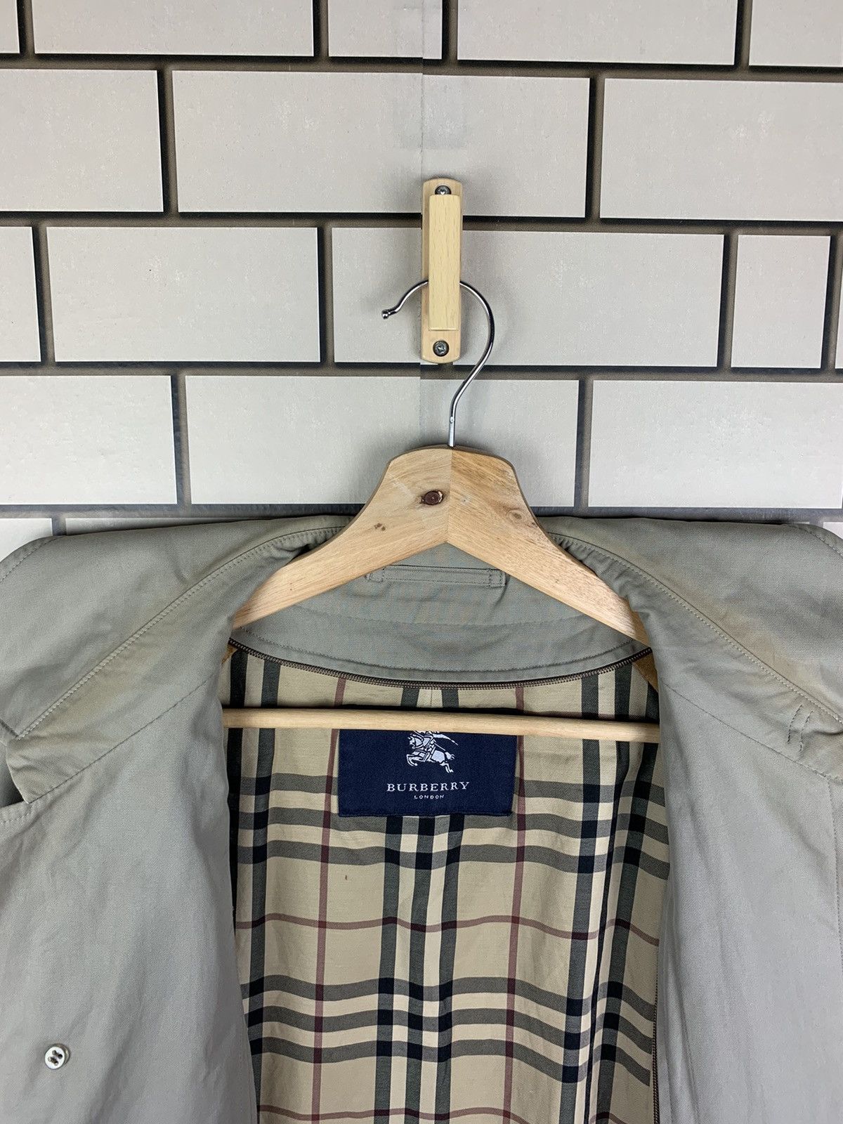 Burberry Prorsum × Vintage Vintage Burberry London Trench Coat Jacket Size US M / EU 48-50 / 2 - 16 Thumbnail