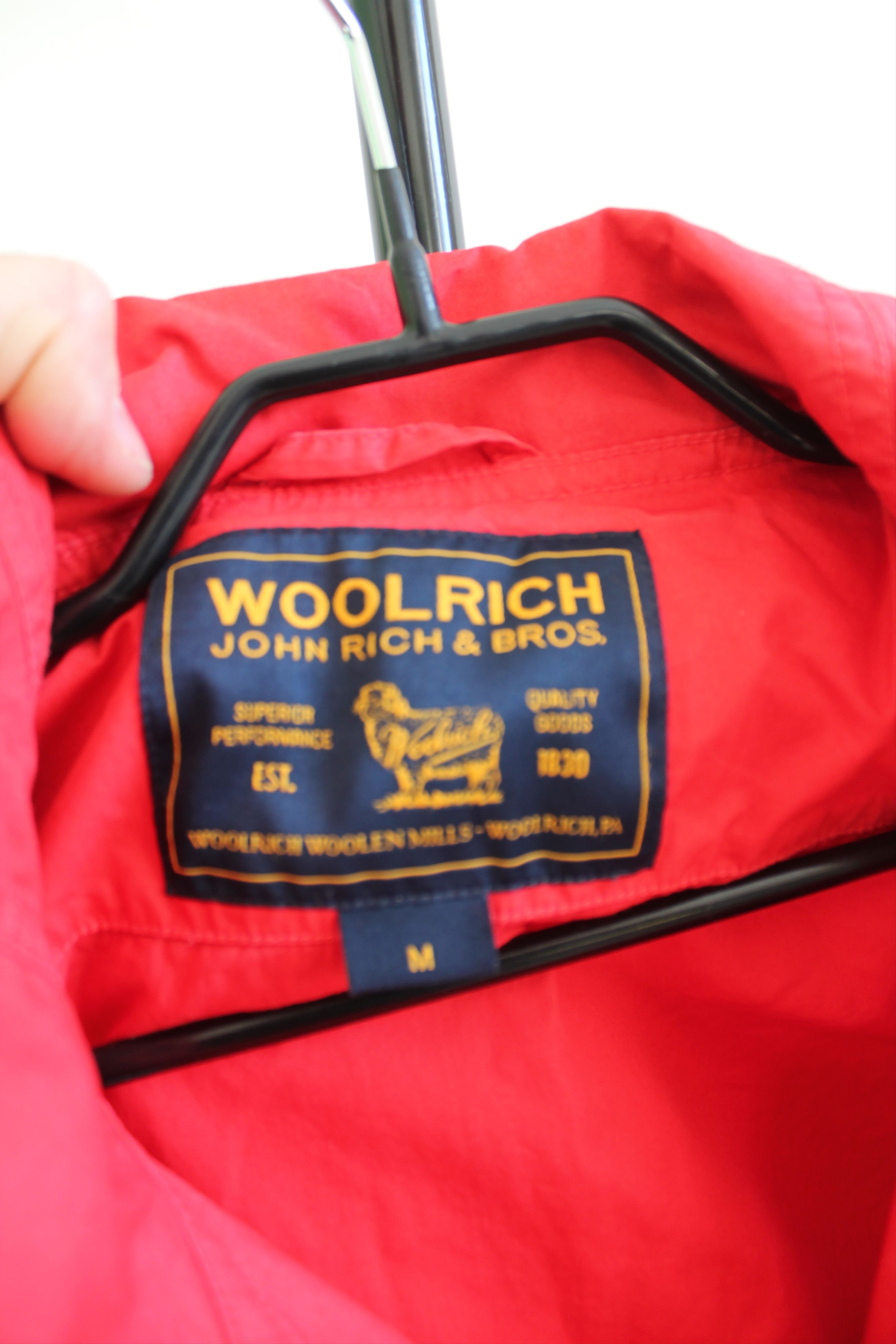 Woolrich Woolen Mills Woolrich John Rich & Bros. Red light jacket medium Size M / US 6-8 / IT 42-44 - 3 Thumbnail