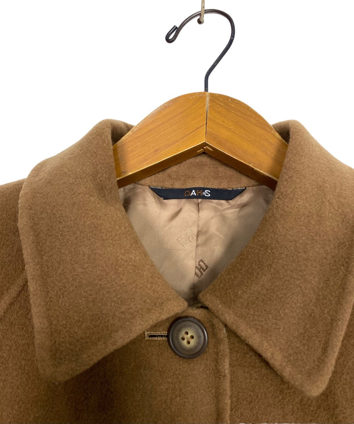 DAKS Rare‼️ Vintage Darks London Wool Coat Novacheck Inside Japan Size L / US 10 / IT 46 - 3 Thumbnail