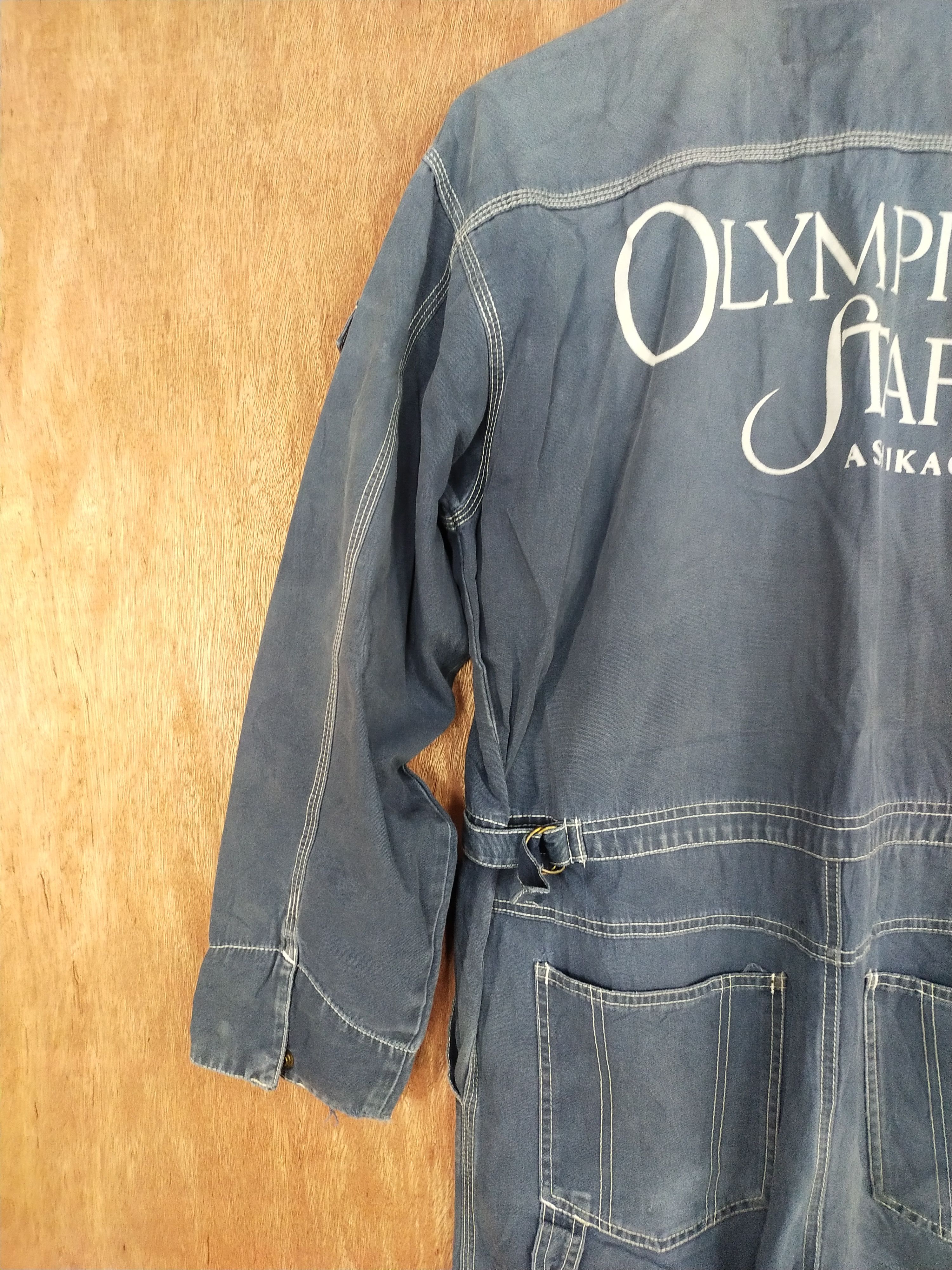 USA Olympics Olympic Staff Ashikaga coverall distressed vintage #S112 Size US 36 / EU 52 - 4 Thumbnail