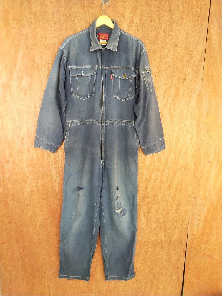 USA Olympics Olympic Staff Ashikaga coverall distressed vintage #S112 Size US 36 / EU 52 - 12 Thumbnail