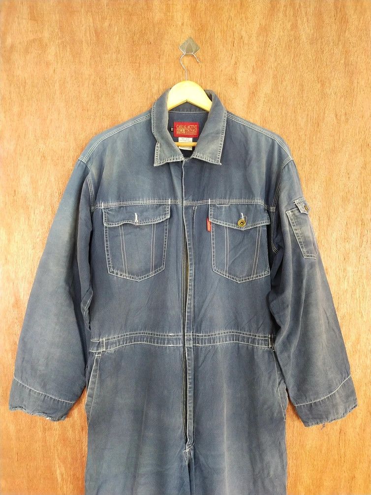 USA Olympics Olympic Staff Ashikaga coverall distressed vintage #S112 Size US 36 / EU 52 - 11 Thumbnail