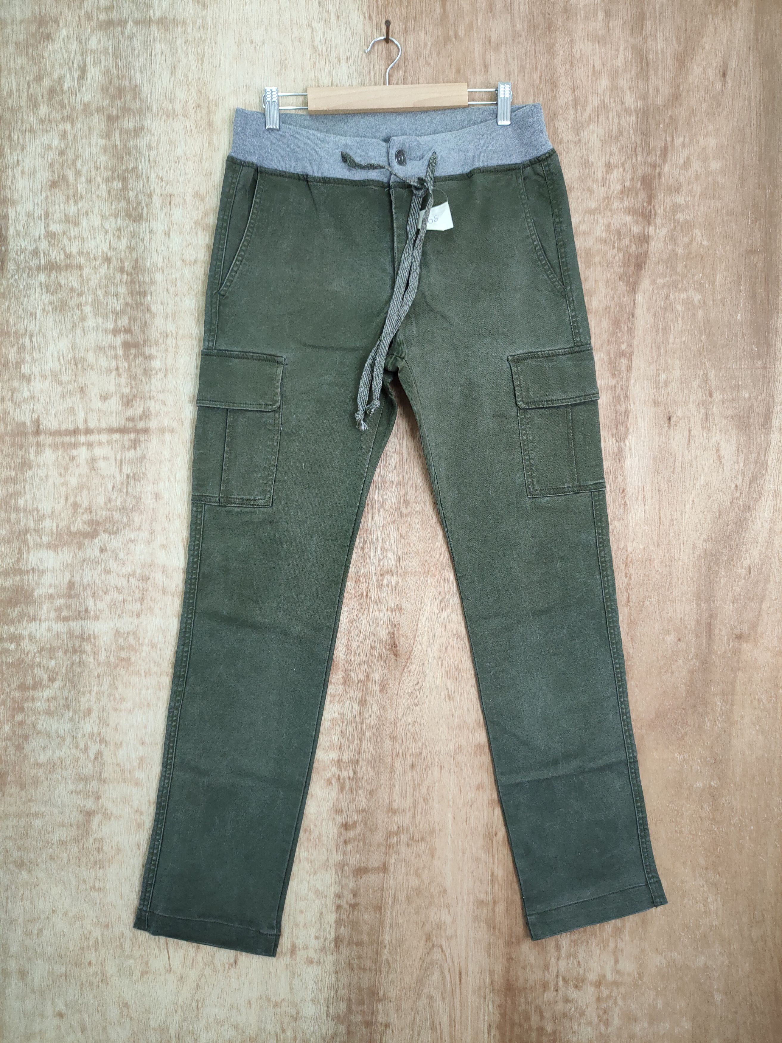 image of Vintage Closhi Jogger Multipocket Tactical Cargo Pants 506 in Green, Men's (Size 30)