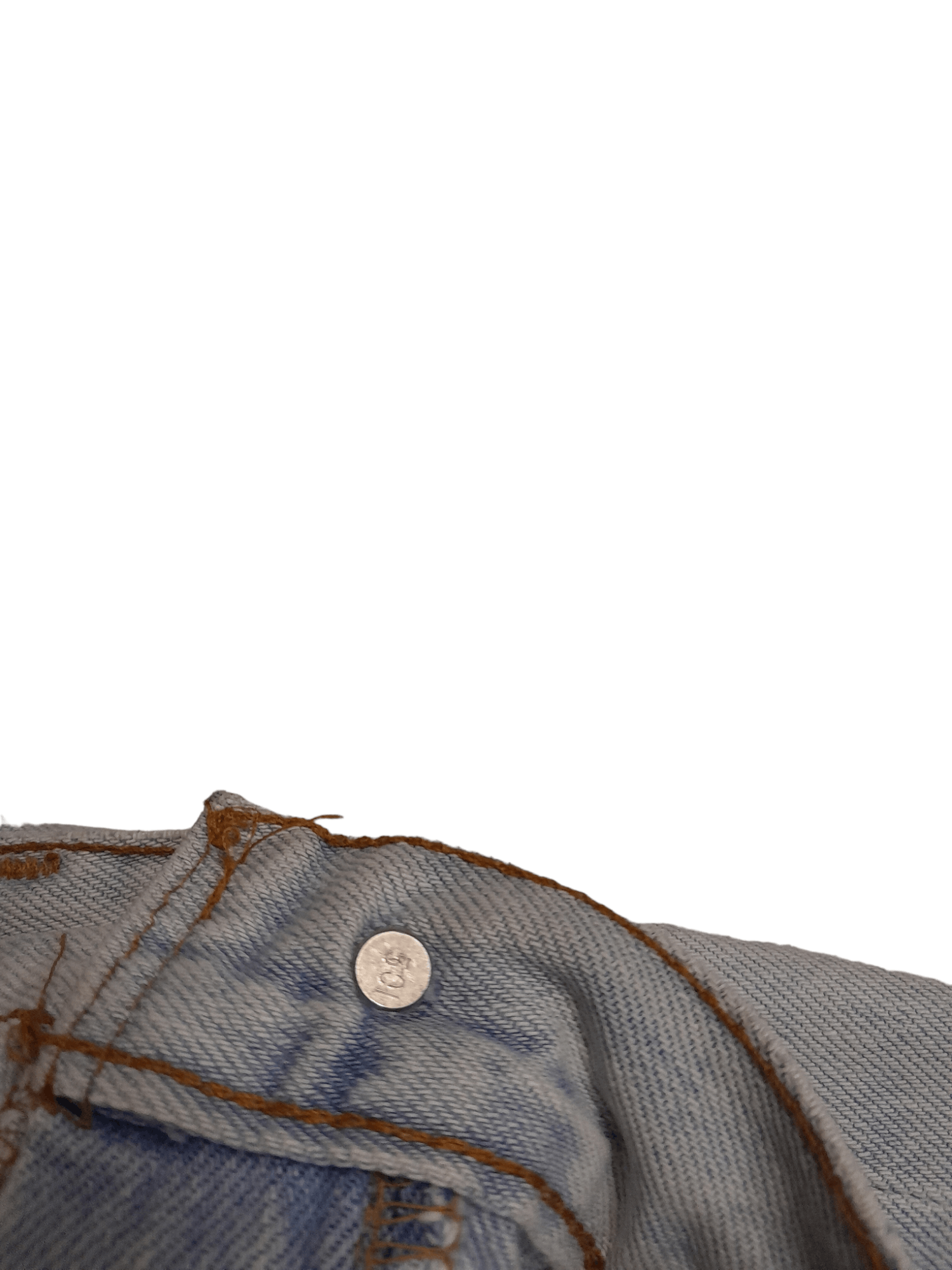 Levi's × Vintage 1989 Levis 501 Usa Denim Black Pole (E739) Size US 30 / EU 46 - 9 Thumbnail
