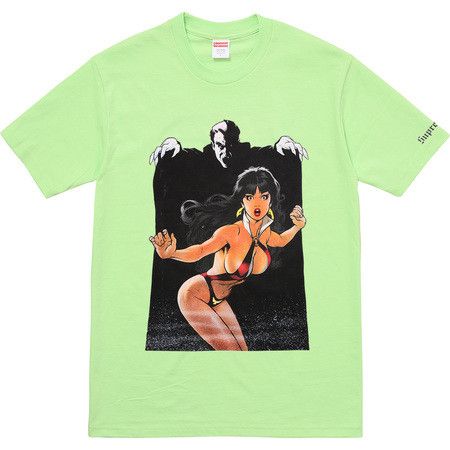 Supreme Supreme Vampirella Tee light green Size US M / EU 48-50 / 2 - 2 Thumbnail