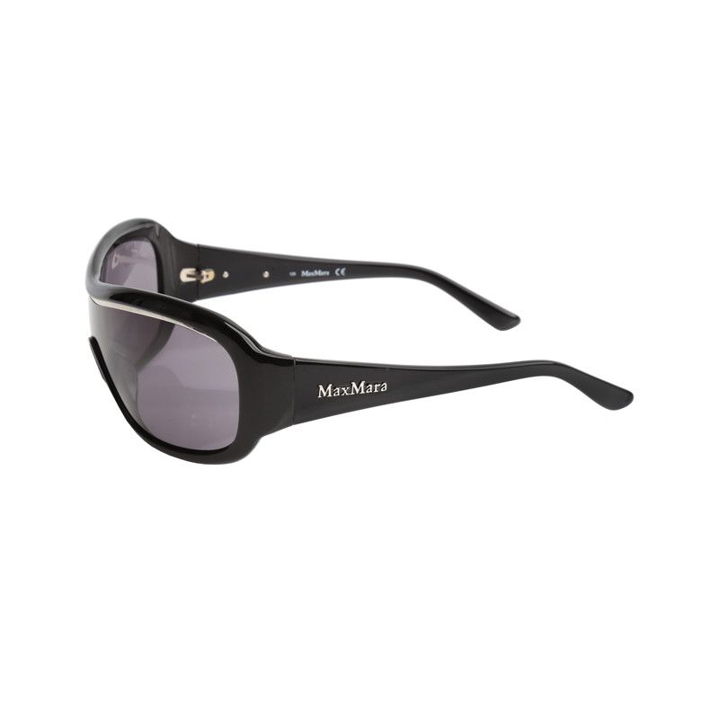 Max Mara Max Mara 90's Black Oval Frame Sunglasses Size ONE SIZE - 3 Thumbnail