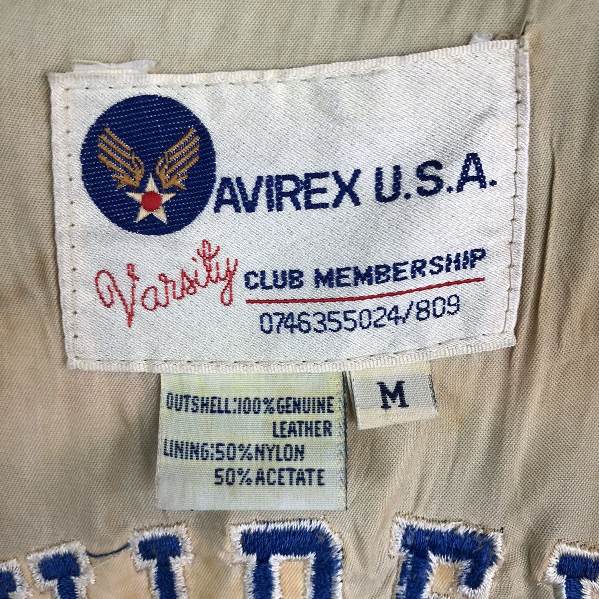 Avirex AVIREX U.S.A ALL STAR VARSITY JACKET Size US L / EU 52-54 / 3 - 13 Thumbnail