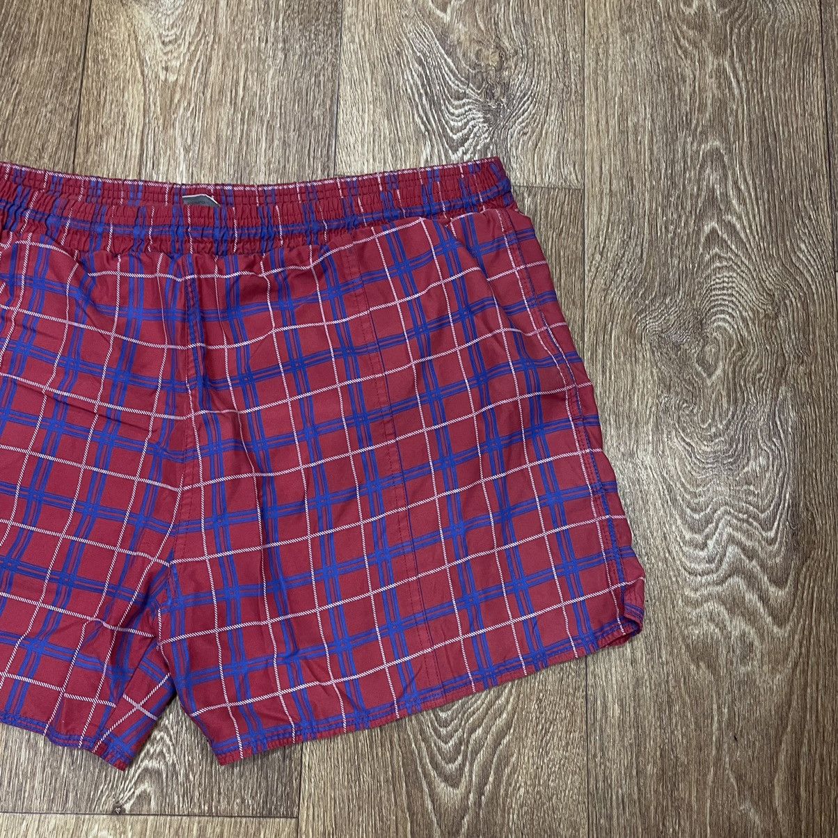 Vintage Vintage 90s Red Blue Plaid Shorts Y2K Streetwear Wide Leg 34 Size US 34 / EU 50 - 3 Thumbnail