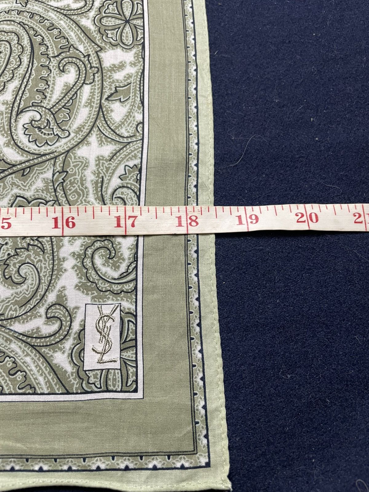 Vintage × Yves Saint Laurent Yves Saint Laurent Paislee Handkercheif / Bandana Size ONE SIZE - 4 Thumbnail