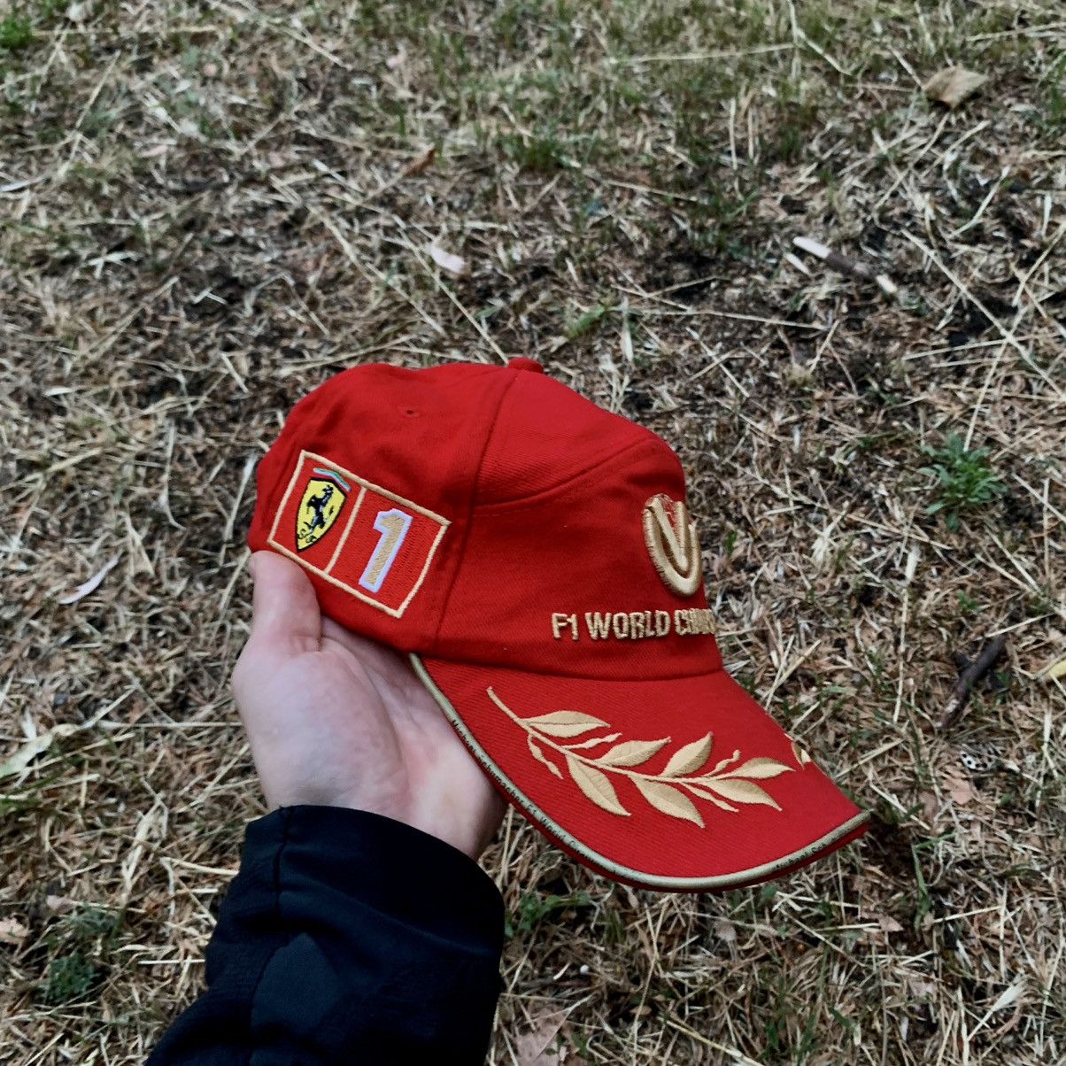 Ferrari Vintage 90s F1 Ferrari Tour Cap Hat Streetwear Hype Size ONE SIZE - 2 Thumbnail