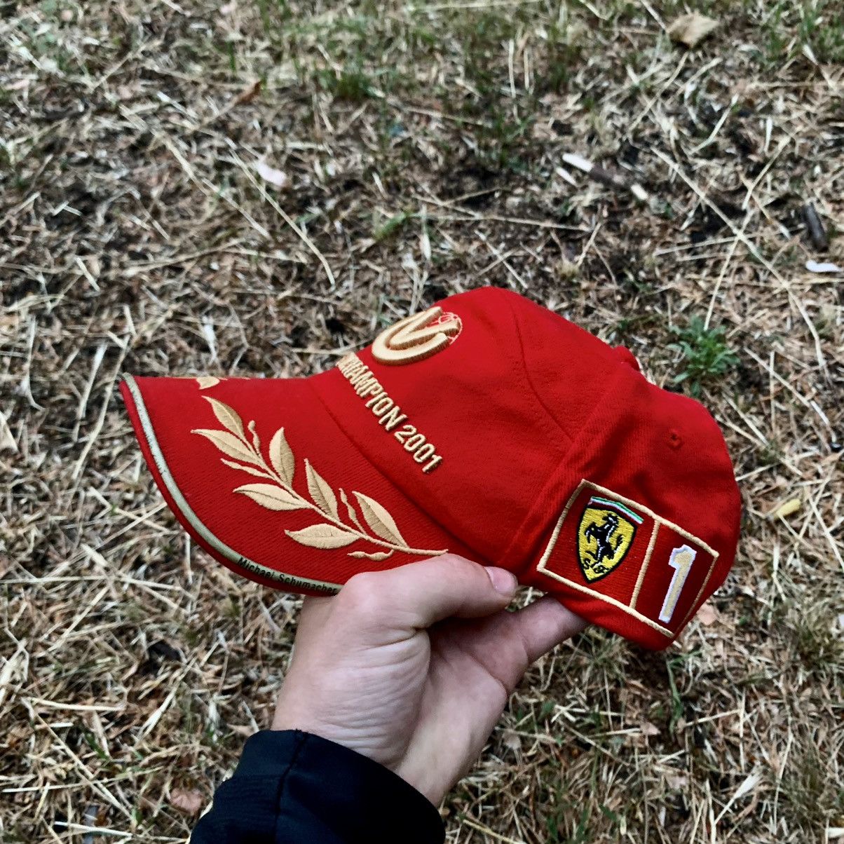 Ferrari Vintage 90s F1 Ferrari Tour Cap Hat Streetwear Hype Size ONE SIZE - 4 Thumbnail
