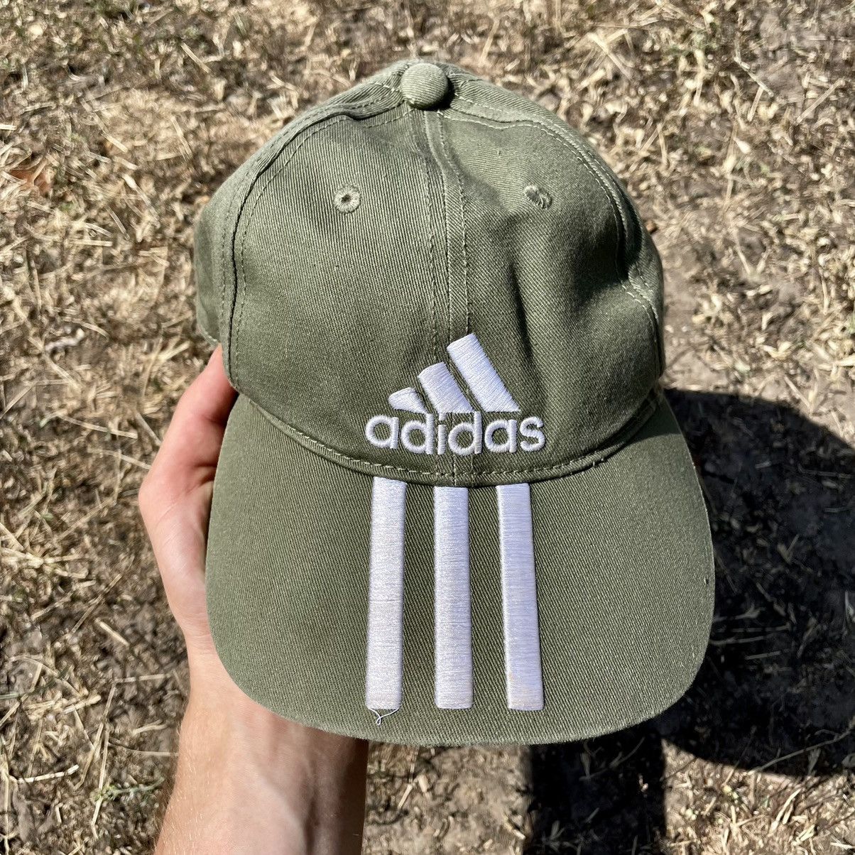 Vintage Vintage Y2K Adidas Striped Cap Hat Streetwear Skate Faded OS Size ONE SIZE - 2 Thumbnail