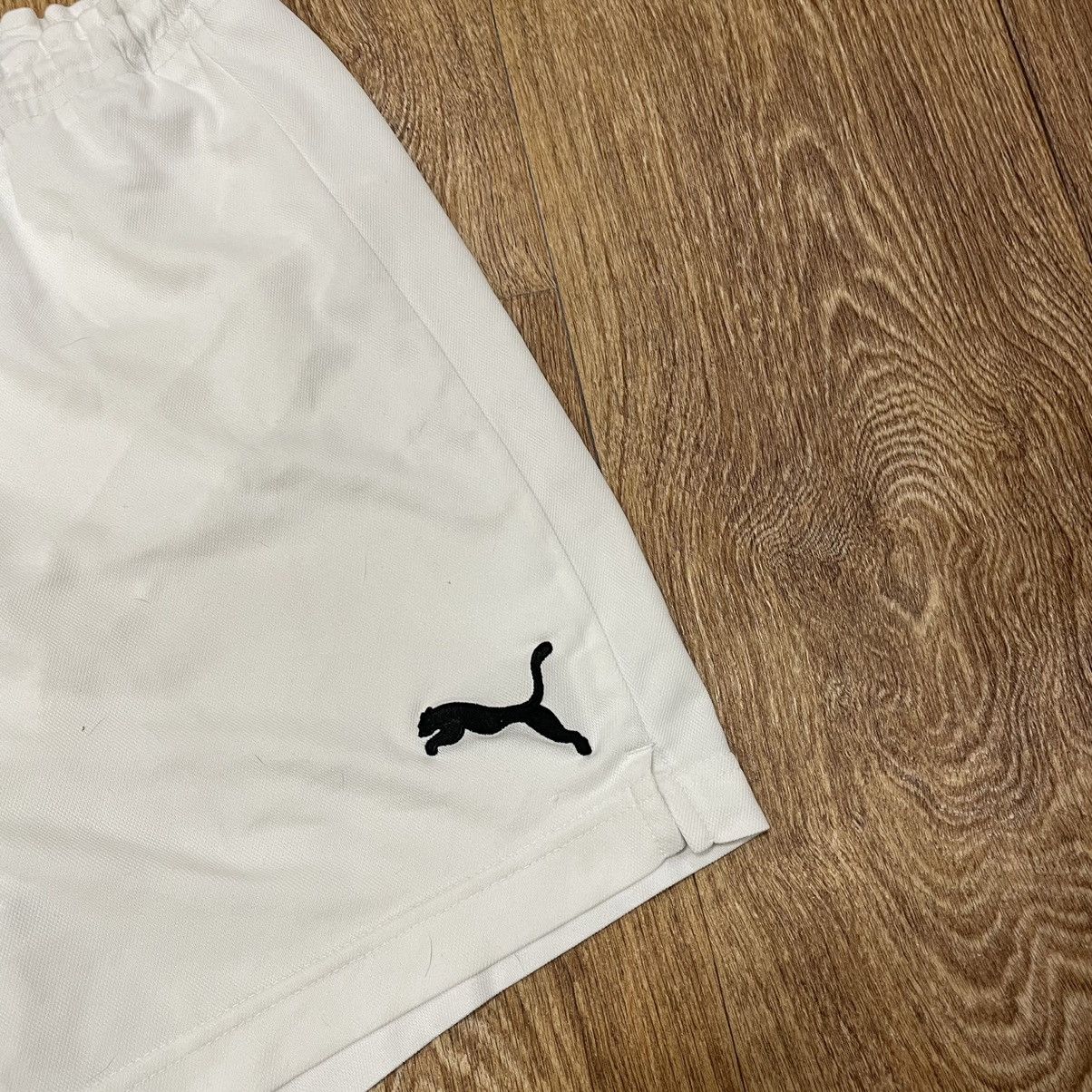 Vintage Vintage 90s Puma Shorts Streetwear Y2K Baggy White Logo 34 Size US 34 / EU 50 - 3 Thumbnail