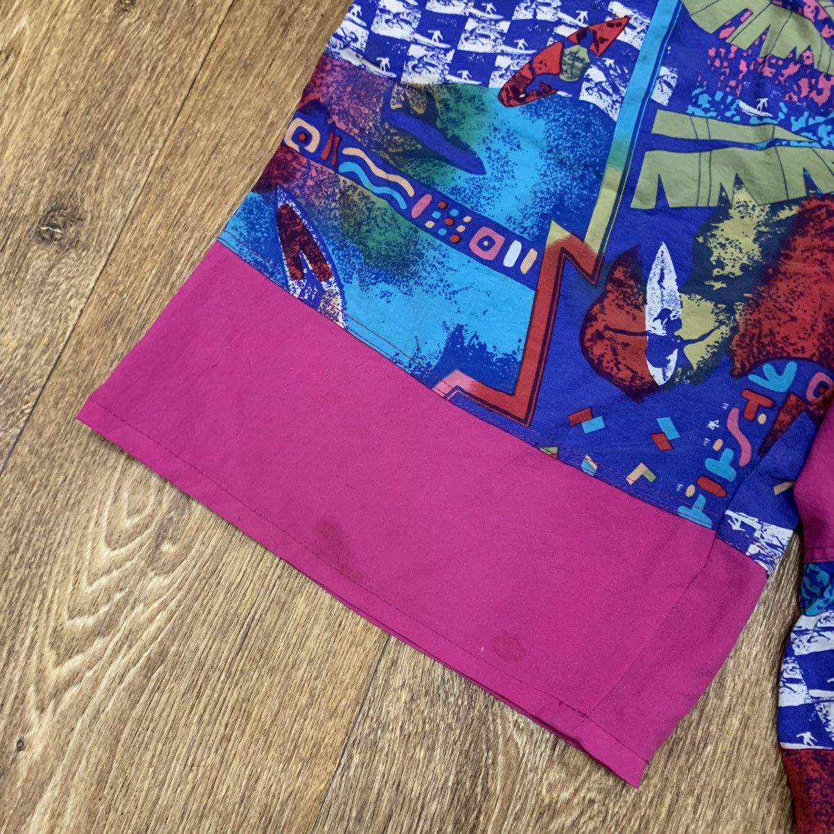 Beauty Beast Vintage 90s Art Streetwear Shorts Summer Kanye Travis Style Size US 33 - 3 Thumbnail