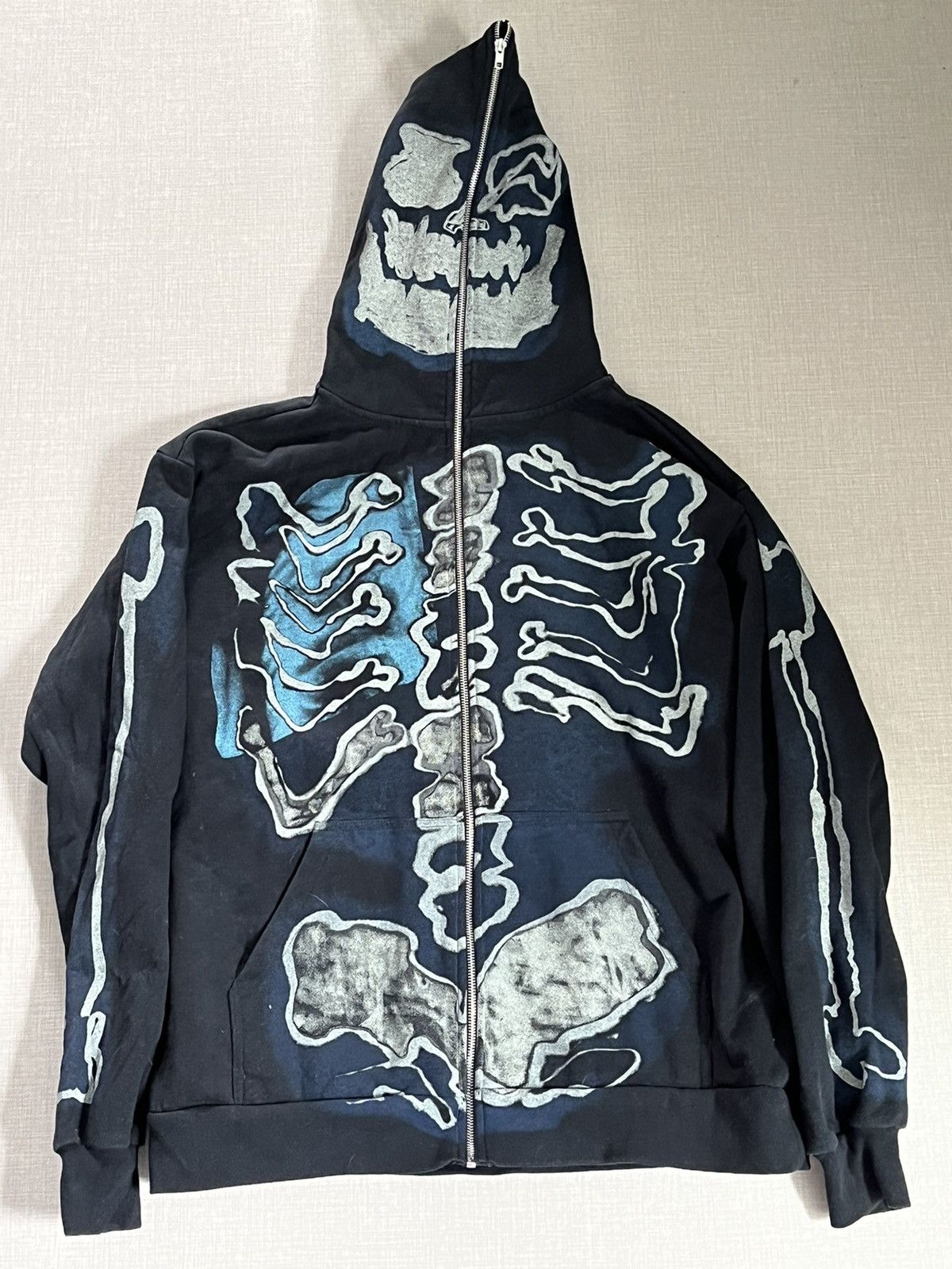 travis scott fragment skeleton hoodie