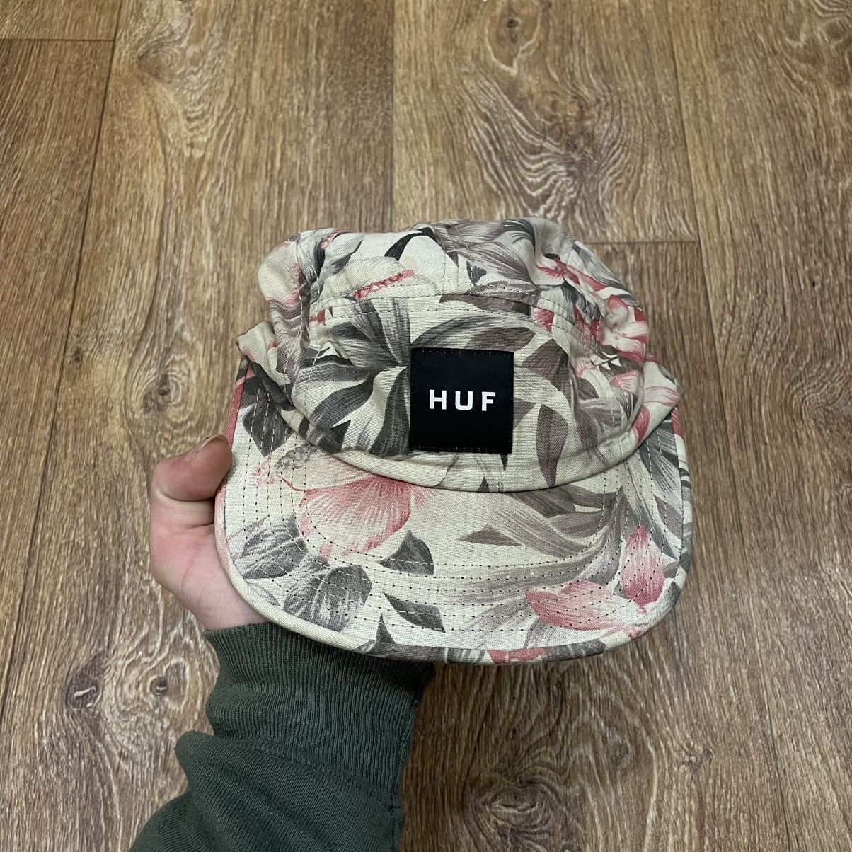 Vintage Y2K Huf All Over Print Floral Bucket Hat Streetwear Goth OS Size ONE SIZE - 1 Thumbnail