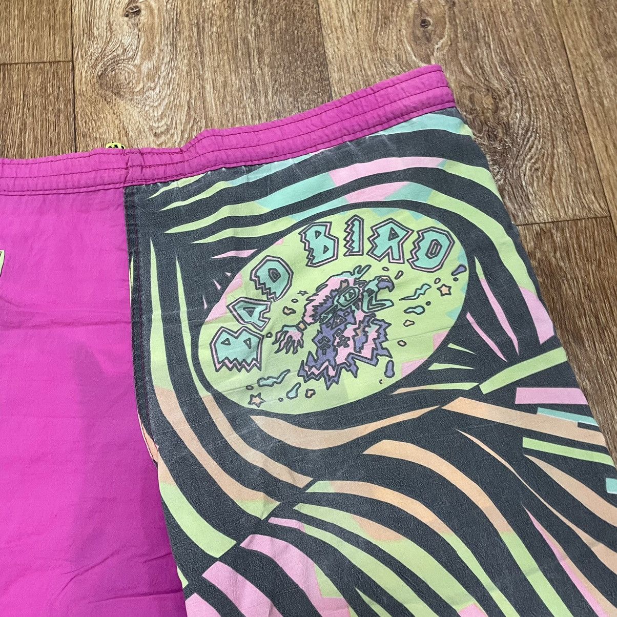 Vintage Vintage 90s Y2K Zebra Stripe Art Shorts Rave Streetwear 36 Size US 36 / EU 52 - 6 Thumbnail