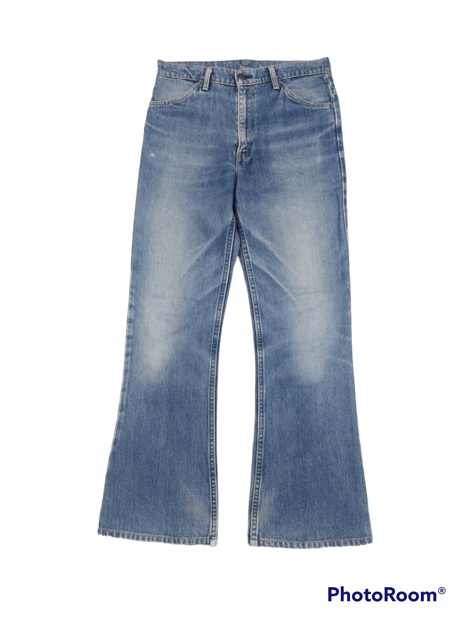 Levi's Vintage Clothing FLARE🔥DISTRESSED LEVIS VINTAGE 646 ORANGE TAB Size US 30 / EU 46 - 1 Thumbnail