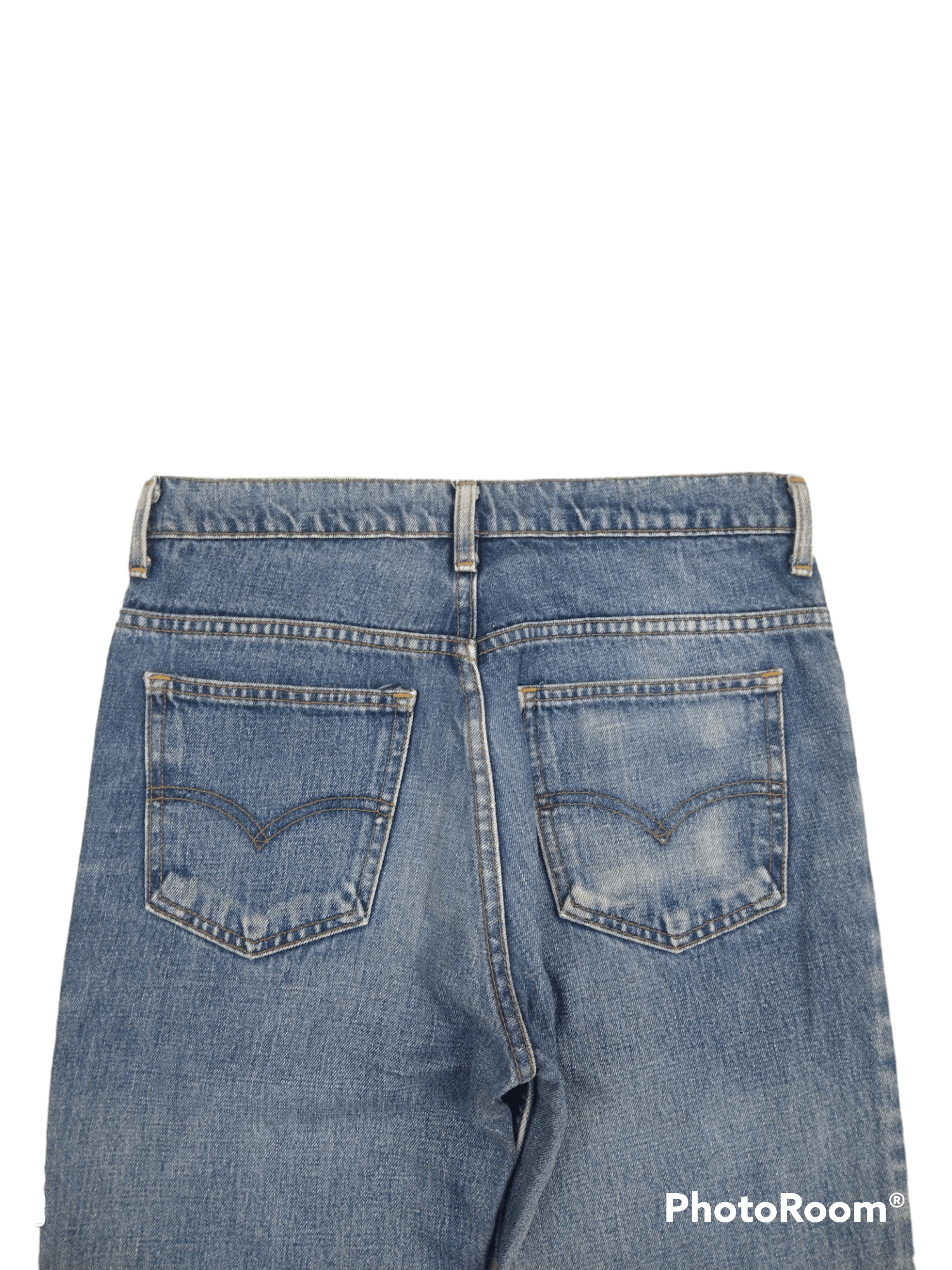Levi's Vintage Clothing FLARE🔥DISTRESSED LEVIS VINTAGE 646 ORANGE TAB Size US 30 / EU 46 - 4 Thumbnail