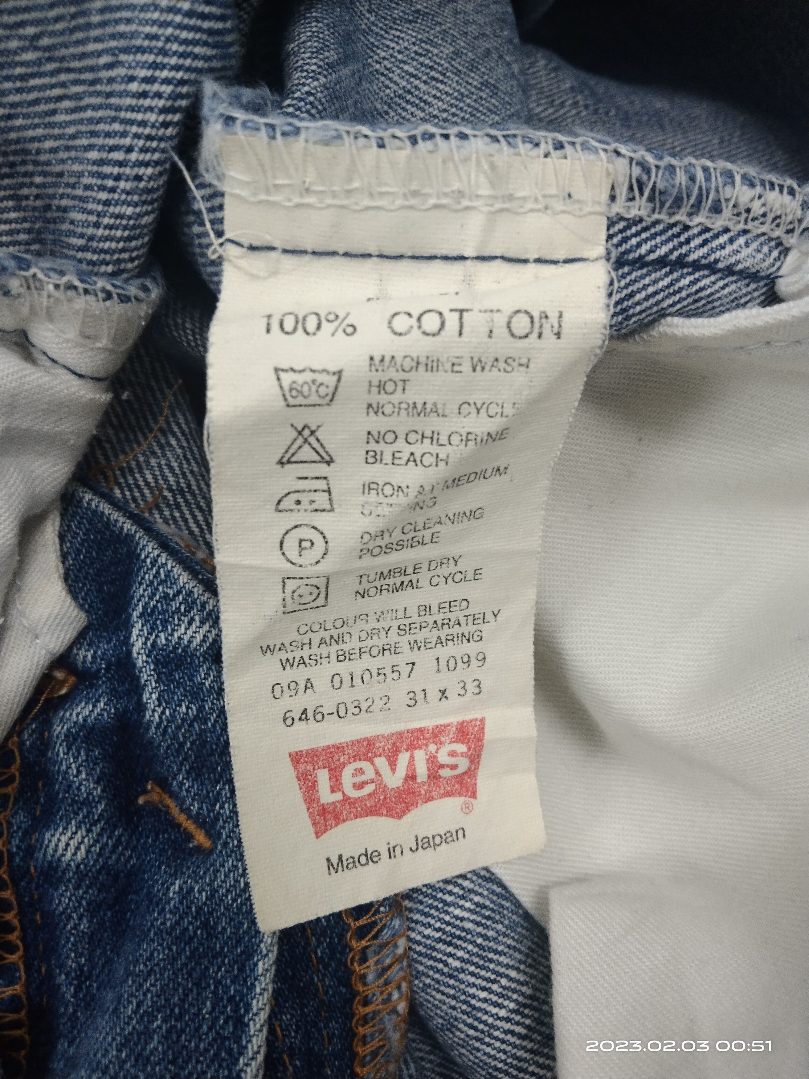 Levi's Vintage Clothing FLARE🔥DISTRESSED LEVIS VINTAGE 646 ORANGE TAB Size US 30 / EU 46 - 9 Thumbnail