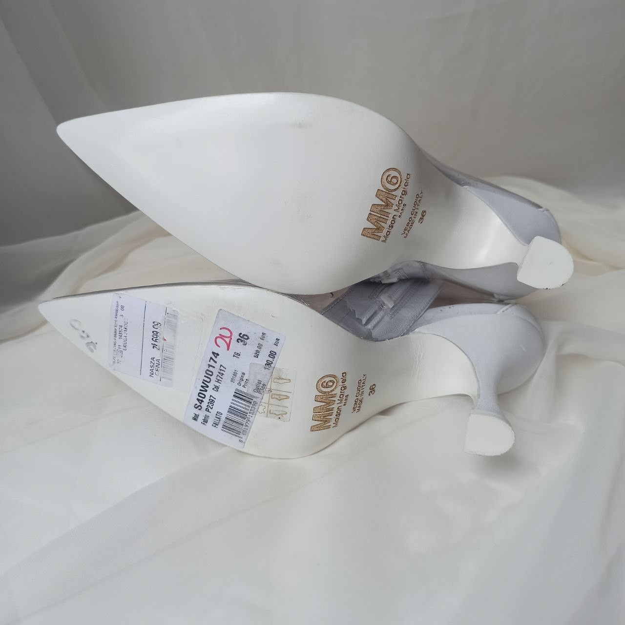 Maison Margiela MAISON MARGIELA MM6 Ankle boots White size 36 EU in Plastic Size US 5 / IT 35 - 3 Thumbnail