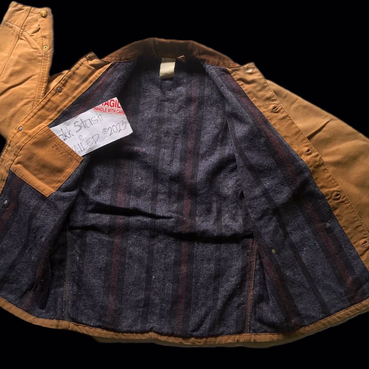 Carhartt Vintage Blanket-Lined Chore Jacket Size US L / EU 52-54 / 3 - 11 Thumbnail