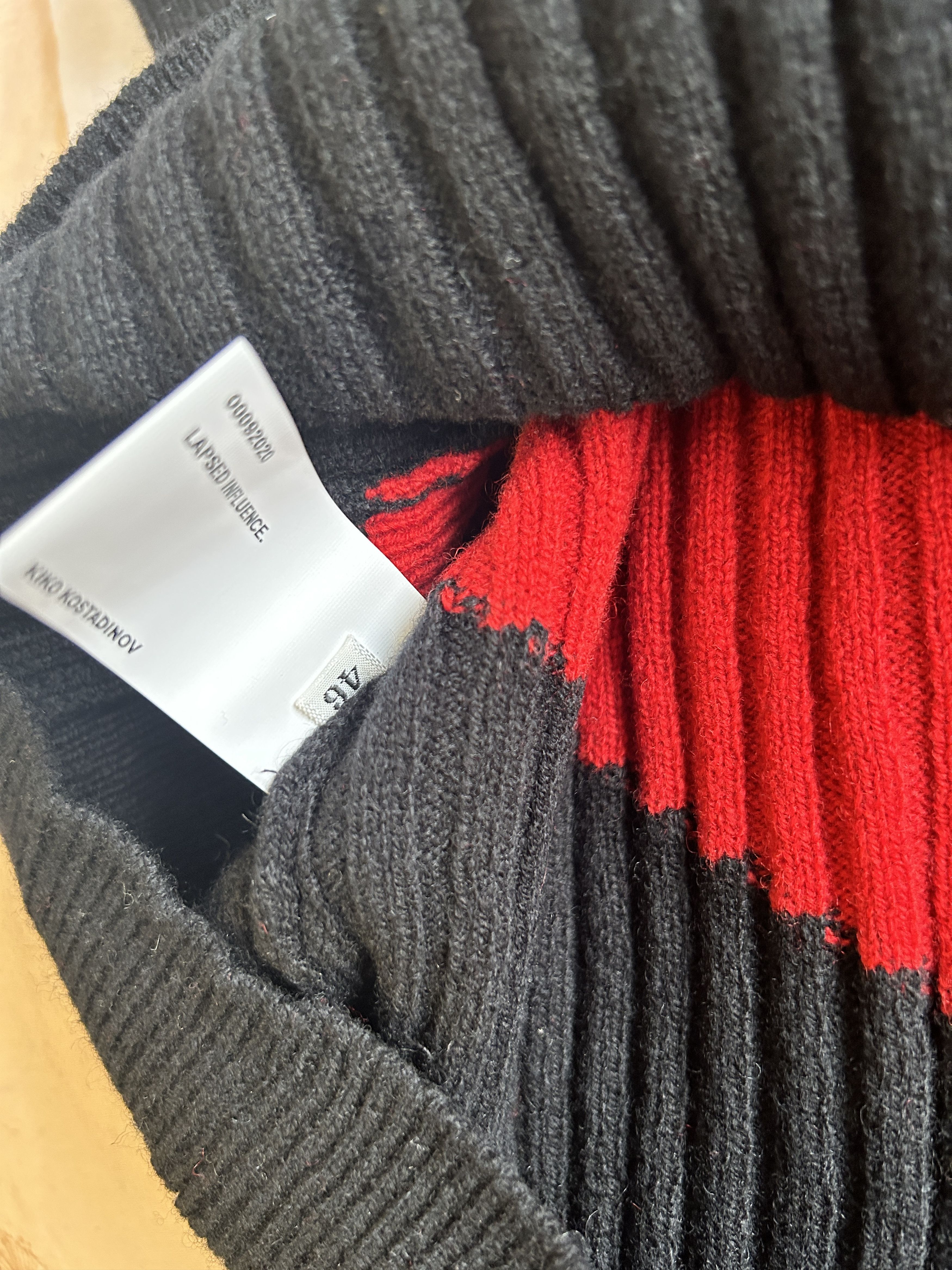 Kiko Kostadinov Kiko Kostadinov Black Intarsia Nash Vest Size US S / EU 44-46 / 1 - 5 Thumbnail