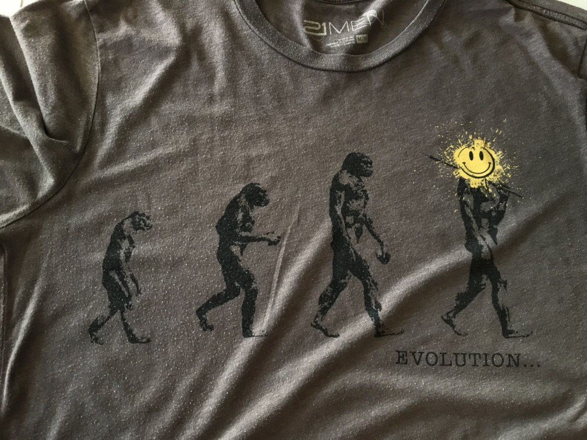 Vintage Forever 21 Evolution Graphic Tee marvel anima Size US M / EU 48-50 / 2 - 2 Thumbnail