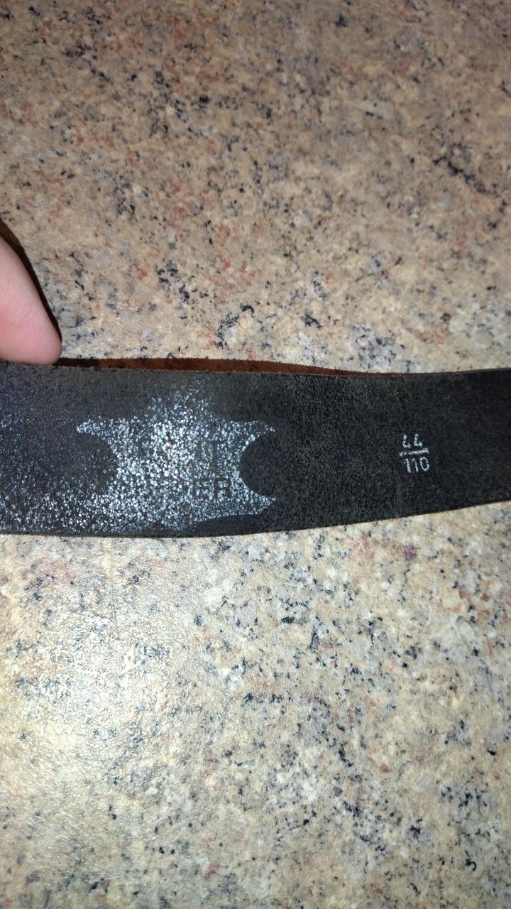 Lee Vintage 80' Lee Riders leather belt Size 44 - 5 Thumbnail