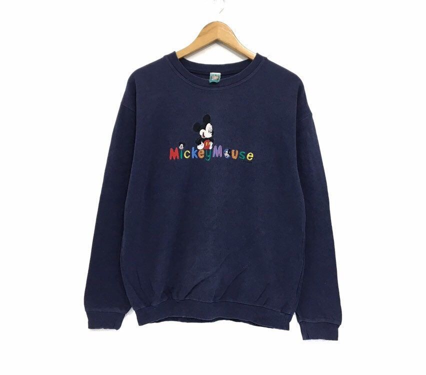 Vintage Mickey Mouse Crewneck BigLogo Sweatshirt