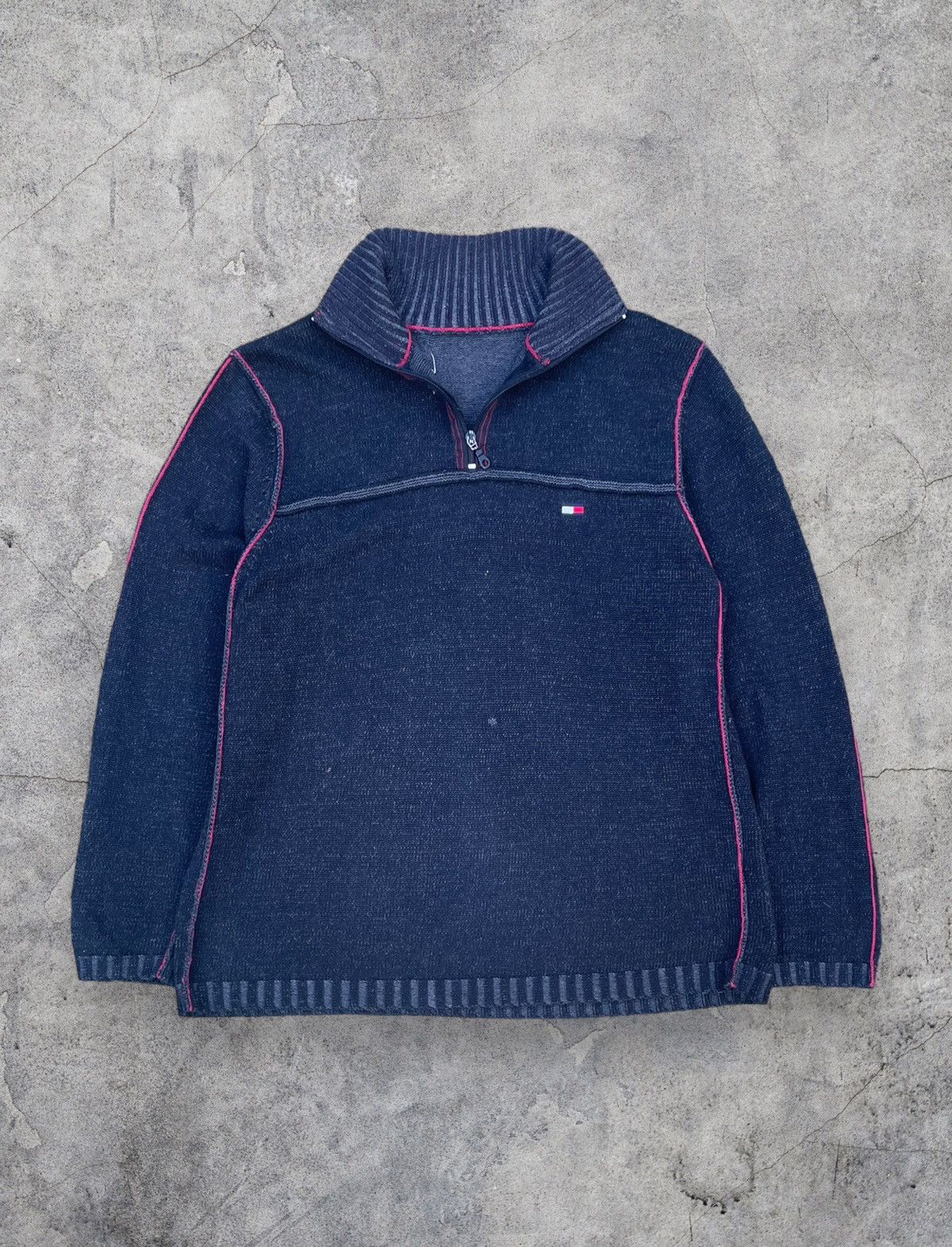 Vintage Tommy Hilfiger Quarter Zip Size Large