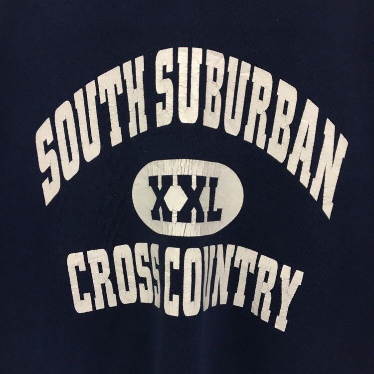 Russell Athletic × Vintage Vintage 90s Russell Athletic Cross Country Sweatshirt Size US XL / EU 56 / 4 - 8 Thumbnail