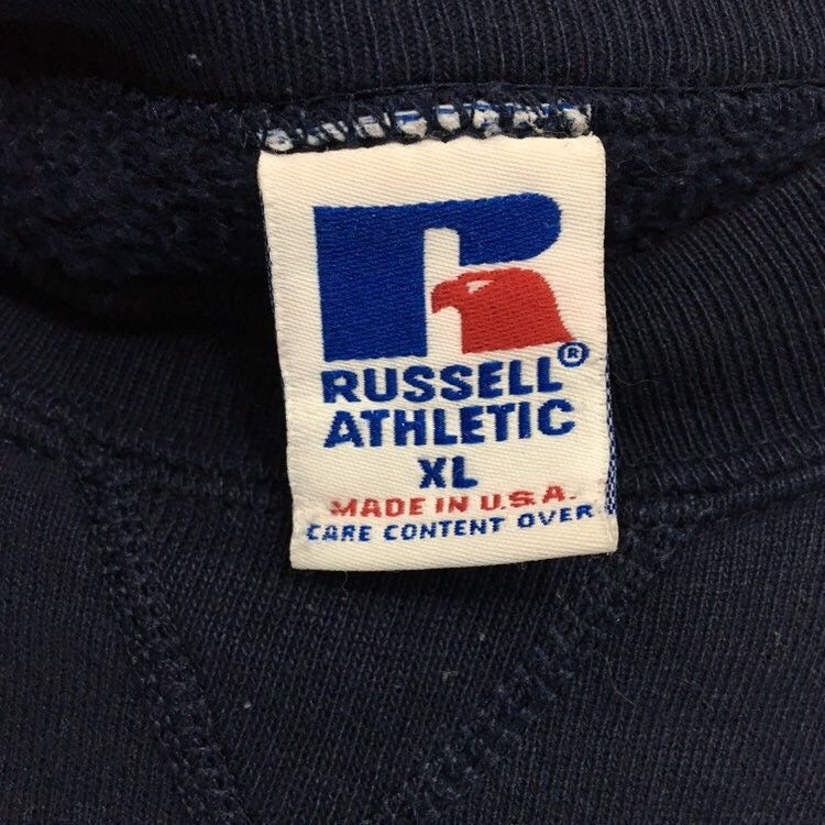 Russell Athletic × Vintage Vintage 90s Russell Athletic Cross Country Sweatshirt Size US XL / EU 56 / 4 - 10 Thumbnail