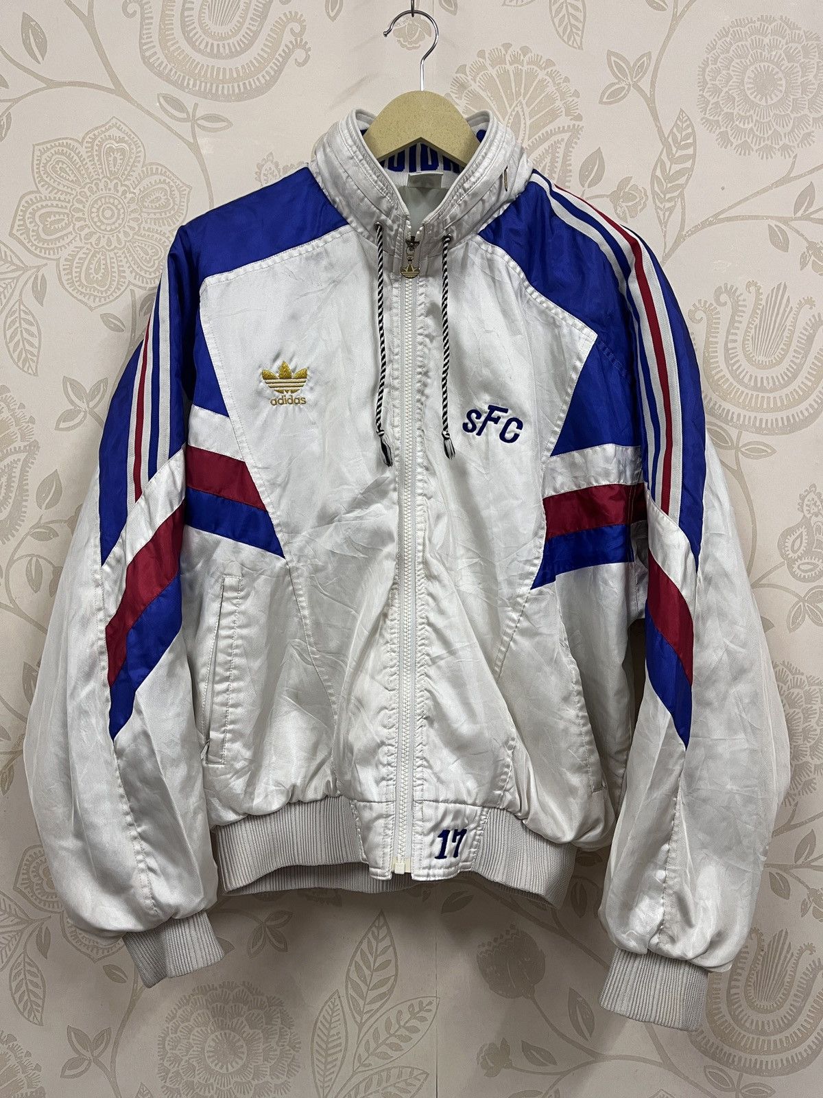 Adidas × Descente × Vintage Adidas Descente Japan Tracksuit Sweater Light Jacket Vintage Size US L / EU 52-54 / 3 - 21 Thumbnail