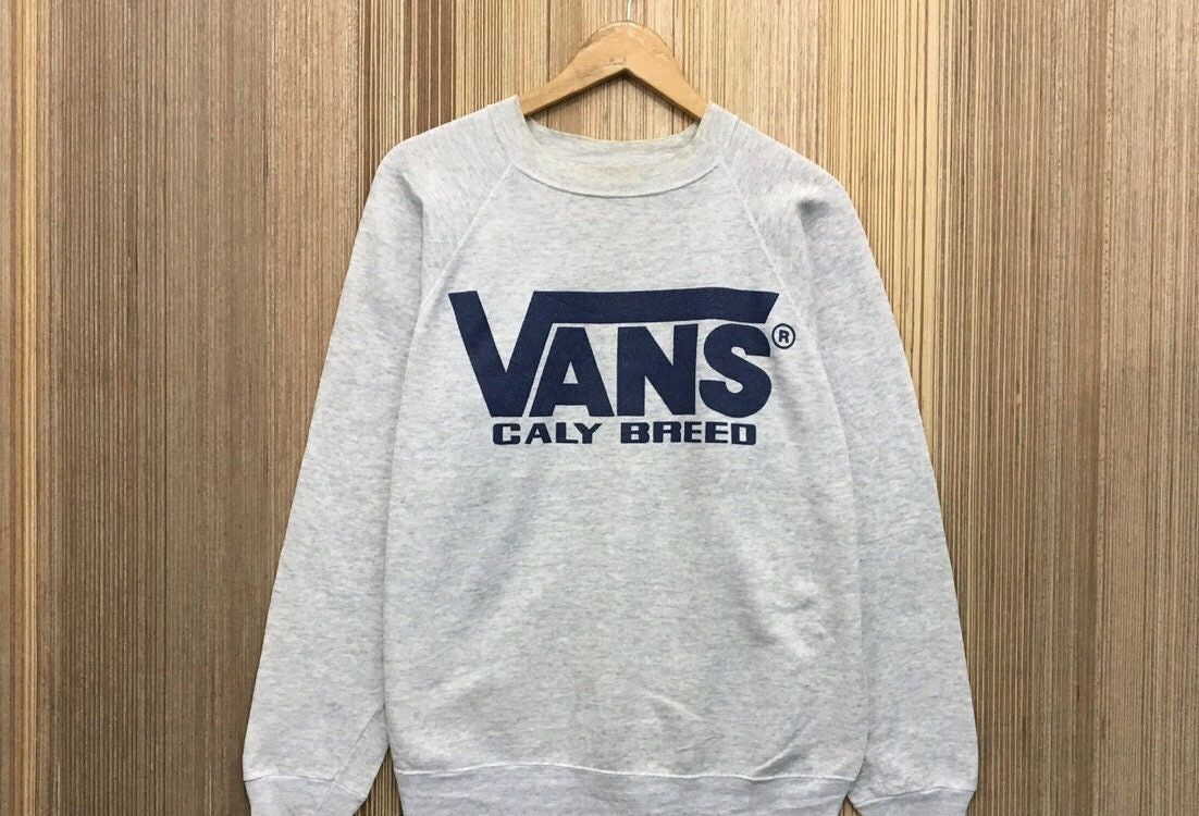 Hanes × Vans Vintage Rare!! VANS x Caly Breed Skaters Sweatshirt Size US M / EU 48-50 / 2 - 2 Thumbnail
