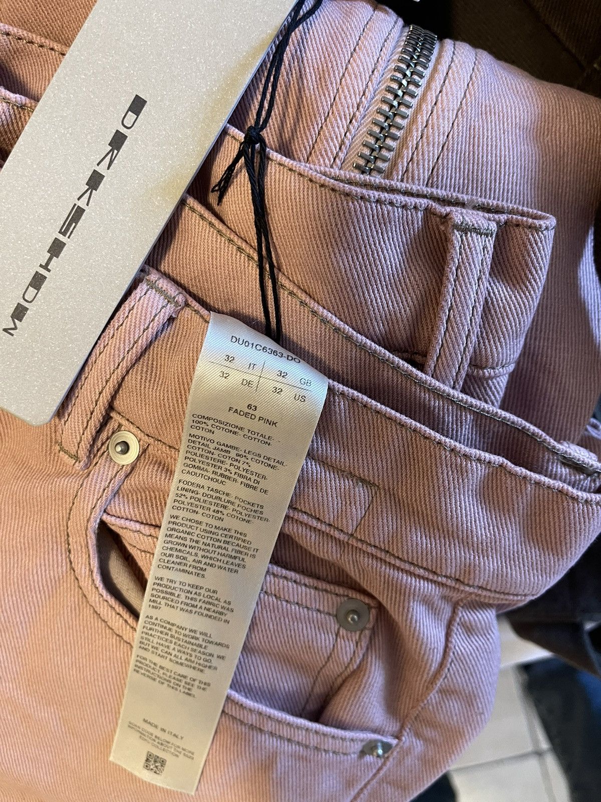 Rick Owens Drkshdw Rick Owens bolan banana jeans Size US 32 / EU 48 - 11 Thumbnail