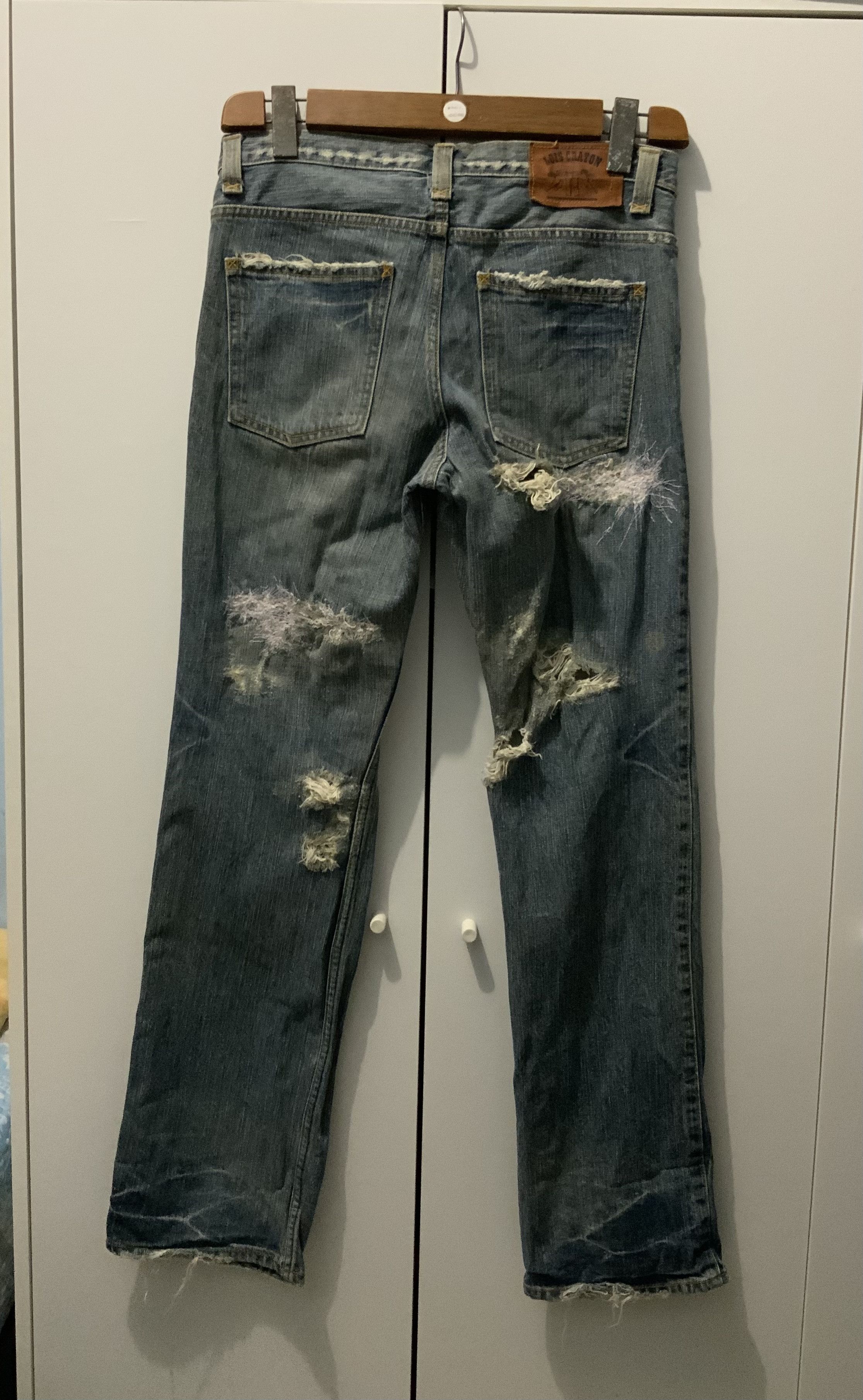 Japanese Brand Vintage Distressed Lois Crayon Japan Denim Jean Size US 31 - 2 Thumbnail
