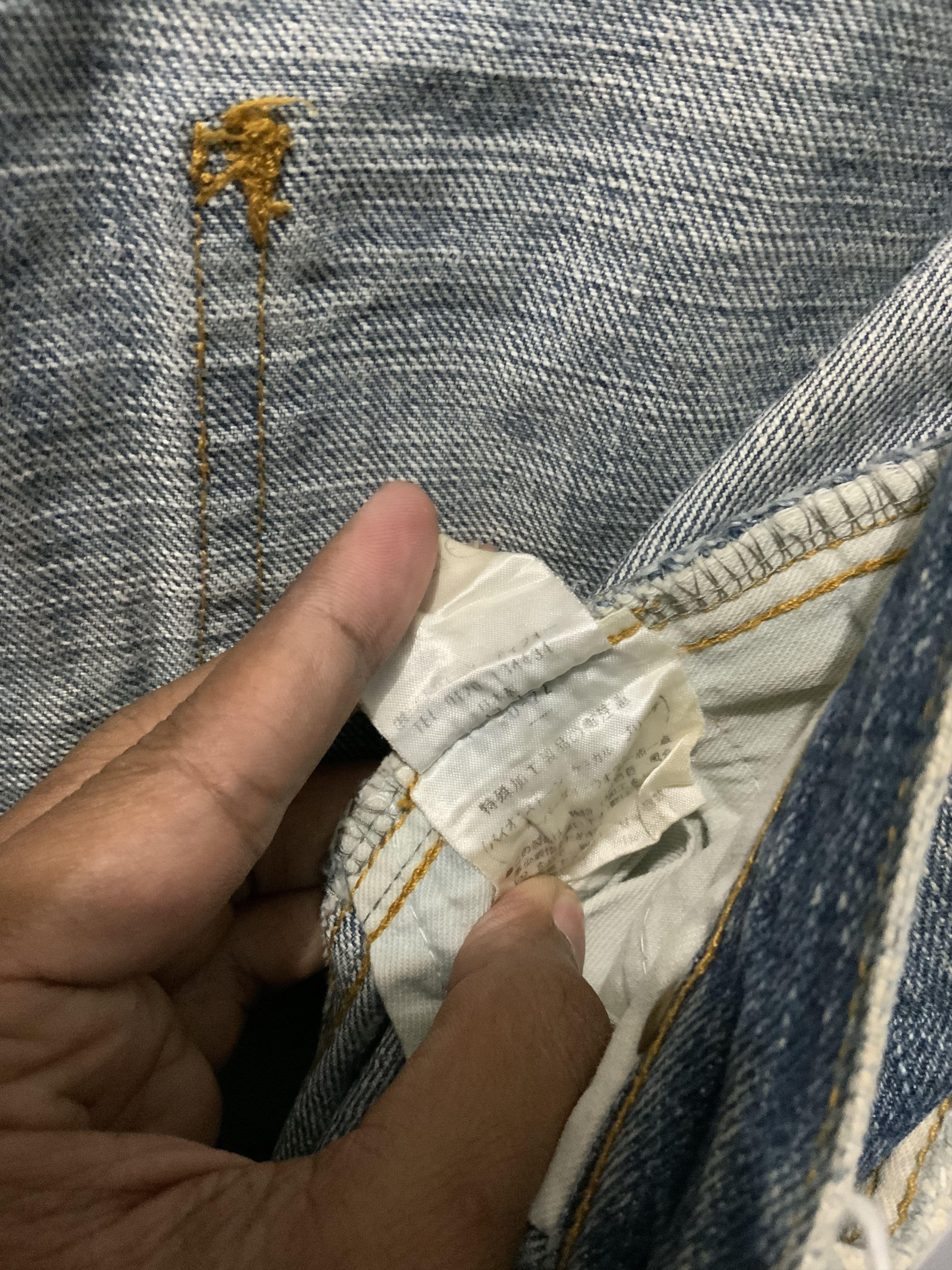 Japanese Brand Vintage Distressed Lois Crayon Japan Denim Jean Size US 31 - 17 Thumbnail