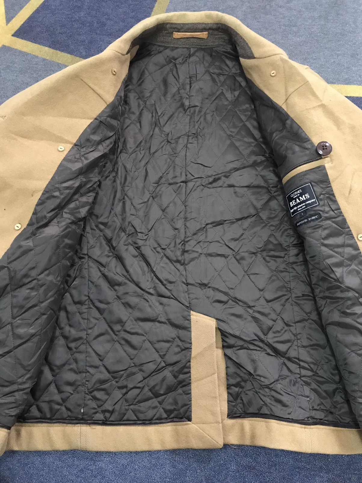 Beams Plus Wool Double Breast Coat Made By Beams Japanese Fabric Size US L / EU 52-54 / 3 - 4 Thumbnail