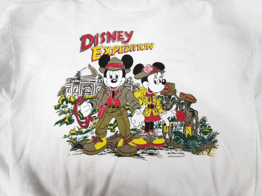 Mickey Mouse Vintage Mickey Mouse Disney Expedition Cowboy Sweatshirt Size US L / EU 52-54 / 3 - 3 Thumbnail