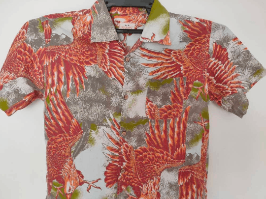 Sun Surf Vintage Hawaiian Eagle Overprint fullprint Shirt Sunsurf Size US L / EU 52-54 / 3 - 2 Thumbnail