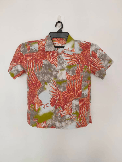 Sun Surf Vintage Hawaiian Eagle Overprint fullprint Shirt Sunsurf Size US L / EU 52-54 / 3 - 1 Thumbnail