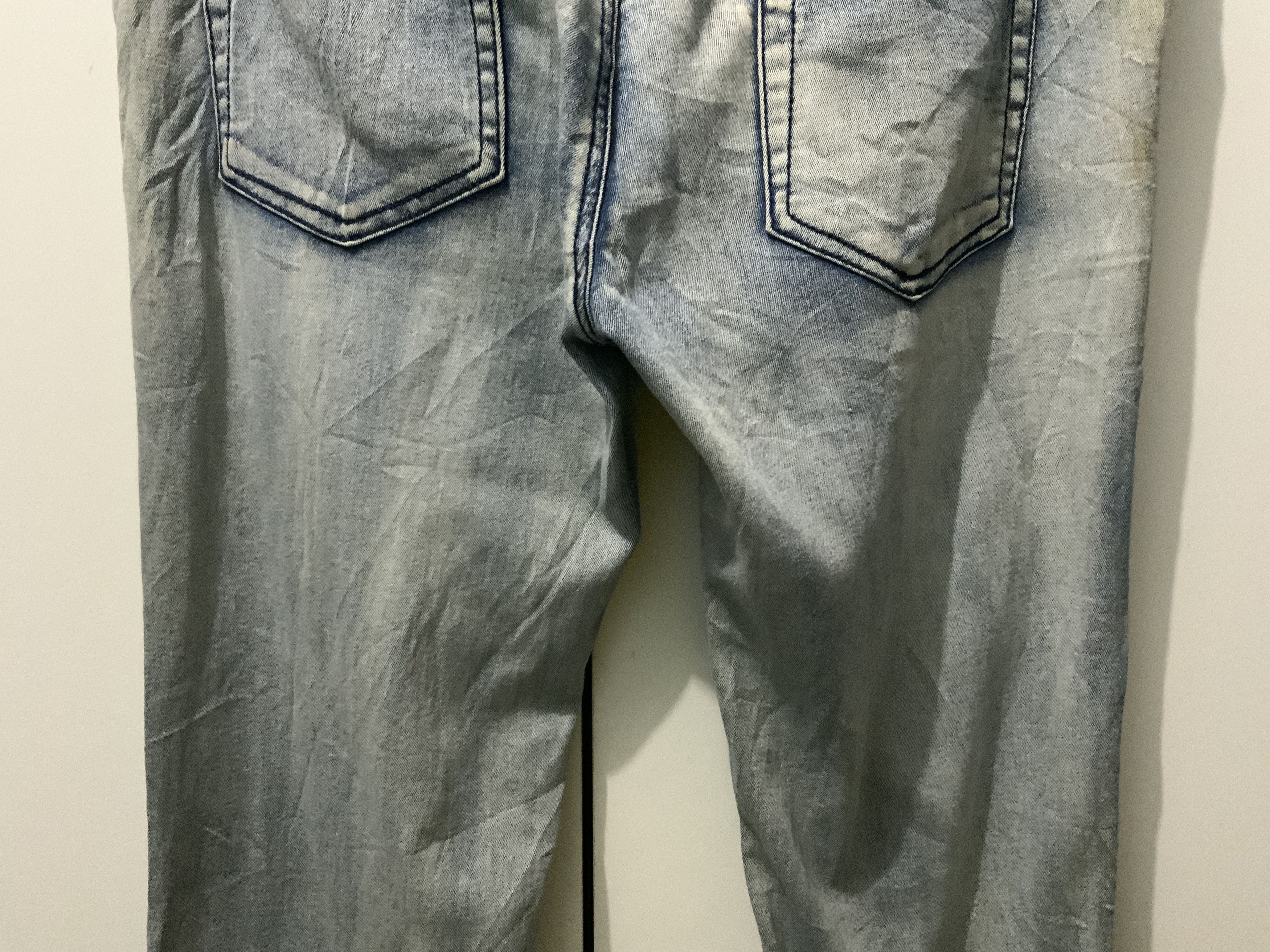 If Six Was Nine Smiley Rusty Streetwear Denim Jeans Size US 32 / EU 48 - 10 Thumbnail