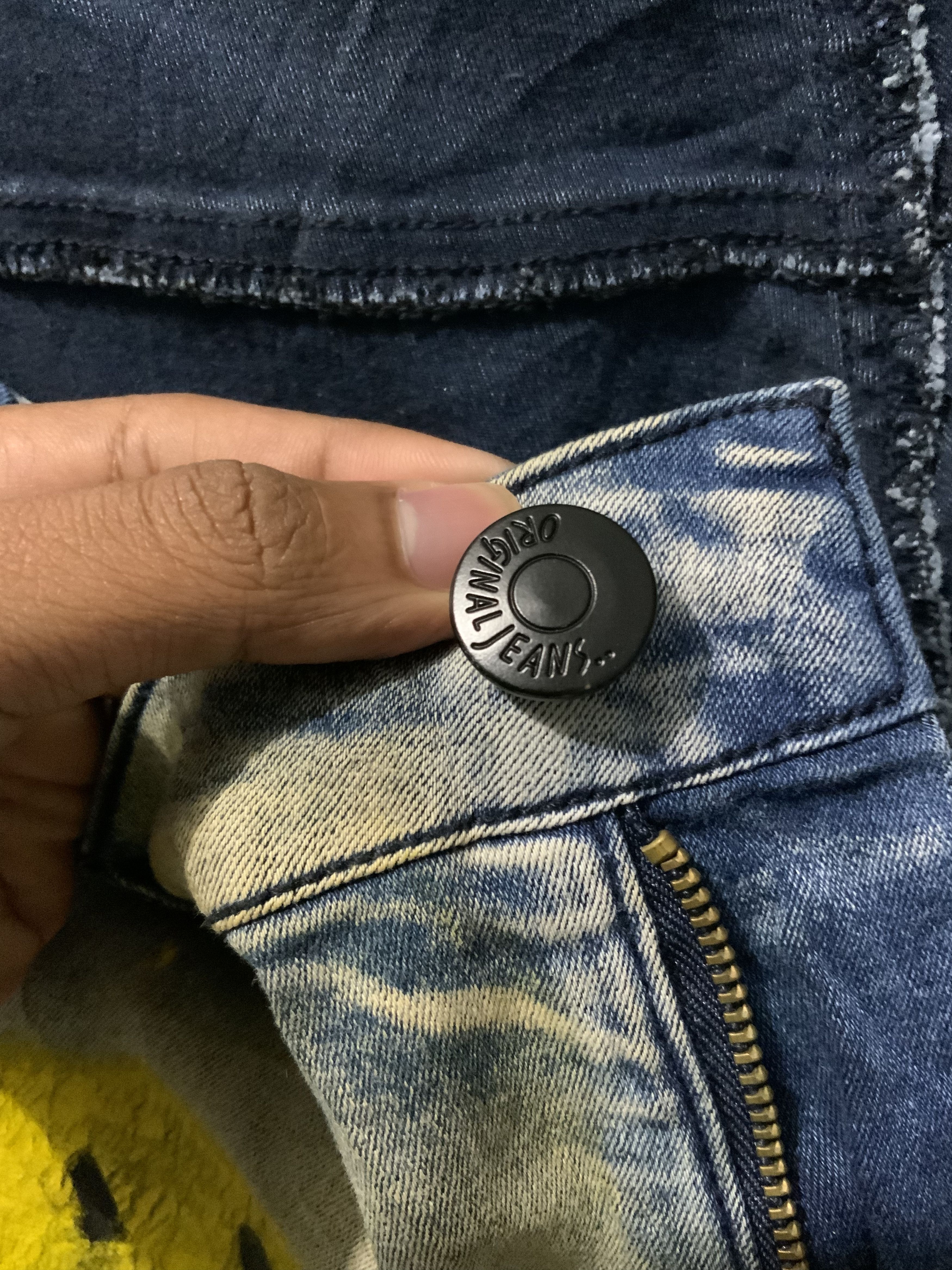 If Six Was Nine Smiley Rusty Streetwear Denim Jeans Size US 32 / EU 48 - 16 Thumbnail