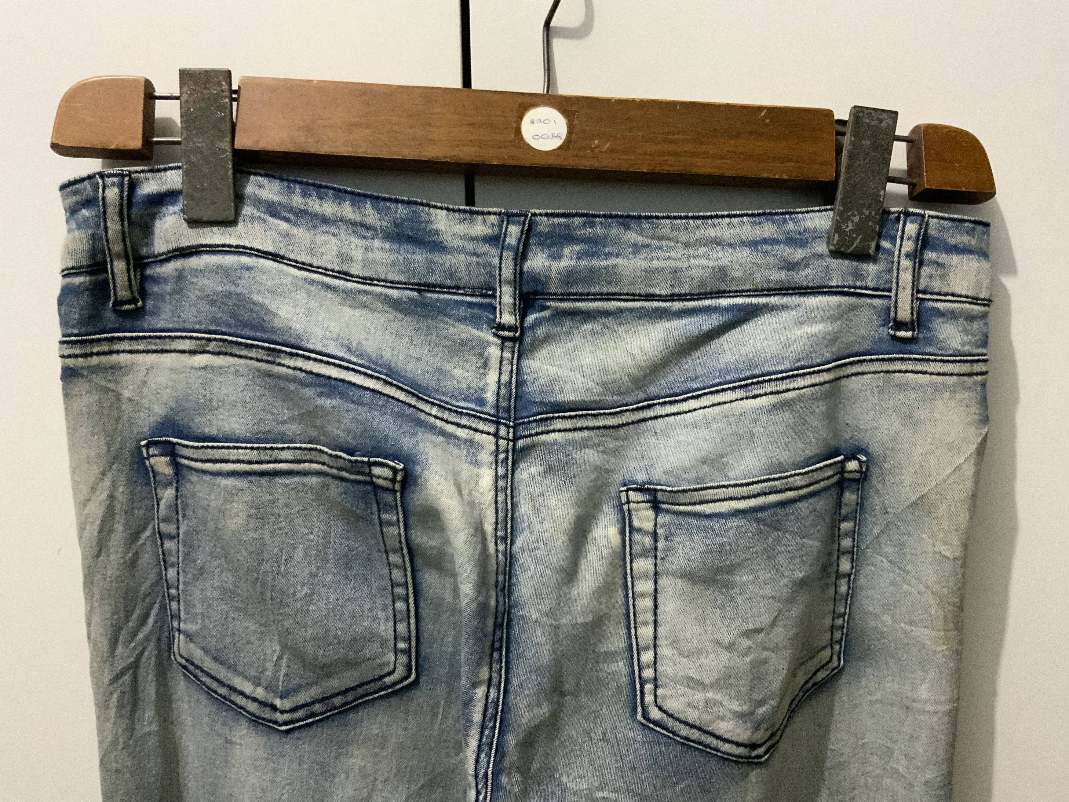 If Six Was Nine Smiley Rusty Streetwear Denim Jeans Size US 32 / EU 48 - 9 Thumbnail