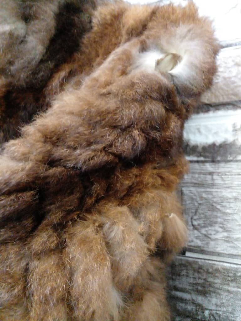 Leather JACKET FUR (CJ 18) Size S / US 4 / IT 40 - 8 Thumbnail