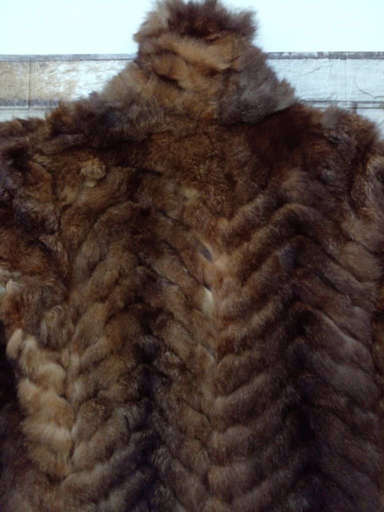 Leather JACKET FUR (CJ 18) Size S / US 4 / IT 40 - 5 Thumbnail